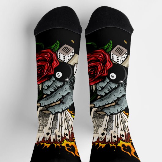 Chaussette Main Des Cartes (Haut)