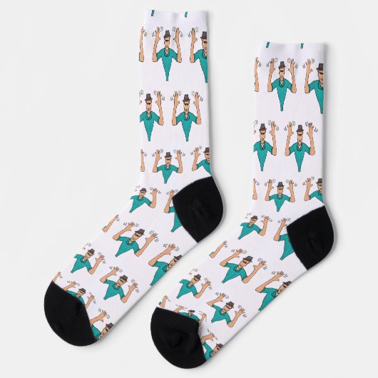 Chaussette Mains de jazz (Gauche)