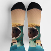 Chaussette Maison du monstre du désert (Haut)