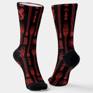 Chaussette Maison du Motif de la crête du Dragon