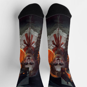 Chaussette Maison hantée