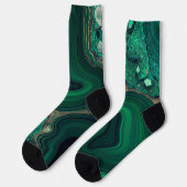 Chaussette Malachite Cu6CO3(OH)2 (Gauche)