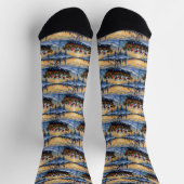 Chaussette Maltese Christmas Boat Holiday (Haut)