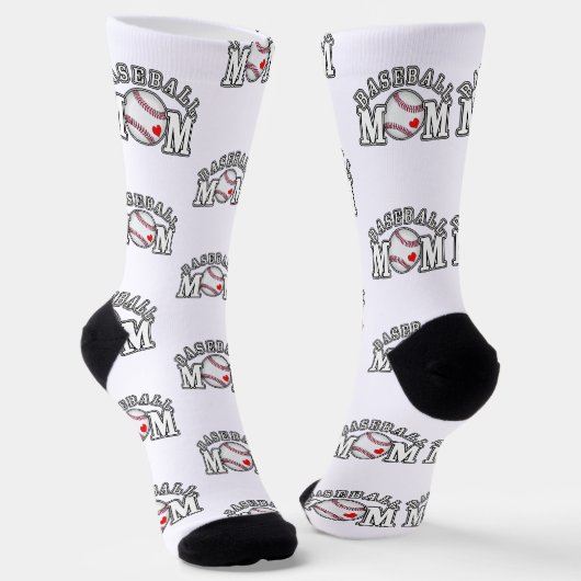 Chaussette Maman de baseball (Angulaire)