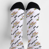 Chaussette Maman Est Dans Mon Genre La Réplication De L'ADN (Haut)