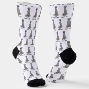 Chaussette Mama's Boy Weimaraner (gris 1) jouets chien maman