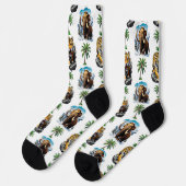 Chaussette Mammoth Sabertooth Tiger âge de glace Conception M (Gauche)