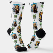 Chaussette Mammoth Sabertooth Tiger âge de glace Conception M (Angulaire)