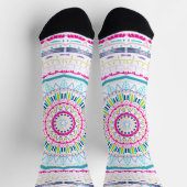 Chaussette mandala coloré (Haut)