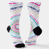 Chaussette mandala coloré (Angulaire)