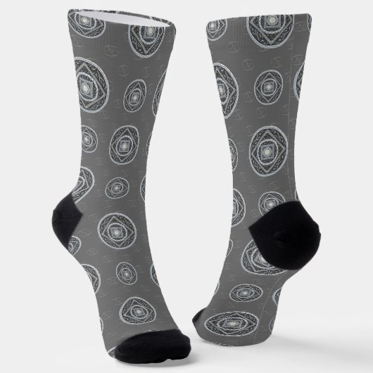 Chaussette Mandala du Cancer (Angulaire)