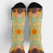 Chaussette Mandala Green Orange et Jaune (Haut)