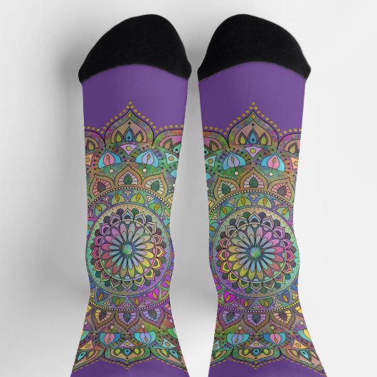 Chaussette Mandala Inde Style 1 (Haut)