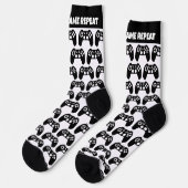 Chaussette Mangez Sleep Game Répétez des chaussettes drôles c (Gauche)