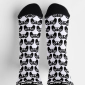 Chaussette Mangez Sleep Game Répétez des chaussettes drôles c (Haut)