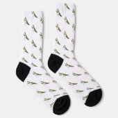 Chaussette Mante religieuse illustrée (Droite)