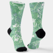 Chaussette Marbre Vert Monochrome (Angulaire)