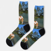 Chaussette Marche de la rivière Spaniel Cavalier, Chaussettes (Gauche)