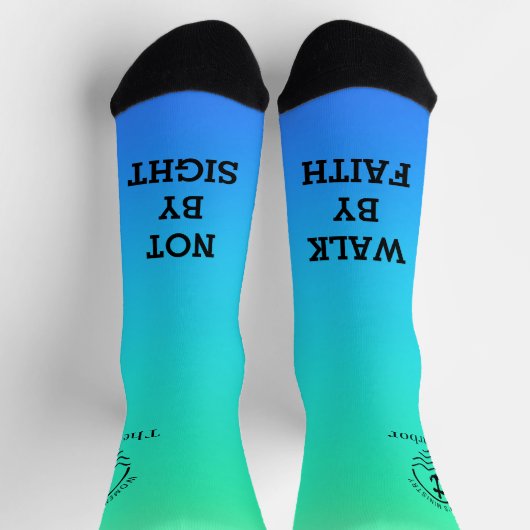 Chaussette Marcher Par Chaussettes De Foi (Haut)