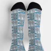 Chaussette Marching Baritone Crosshatch (Haut)
