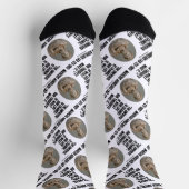 Chaussette Marcus Aurelius Universe Change Life Thoughts Qte (Haut)