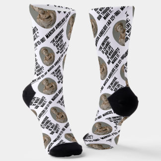 Chaussette Marcus Aurelius Universe Change Life Thoughts Qte