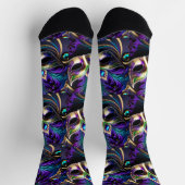 Chaussette Mardi Gras Design Premium Crew Sock (Haut)