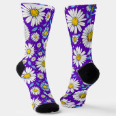Chaussette Marguerites et Feuilles (Angulaire)