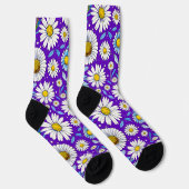 Chaussette Marguerites et Feuilles (Droite)