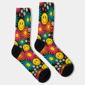 Chaussette Marguerites et sourires (Droite)