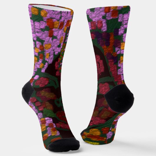 Chaussette Mariée Florale (Angulaire)