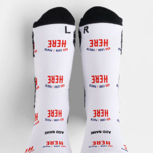 CHAUSSETTE MARQUE BLANCHE MODERNE ET PERSONNALISABLE VÉRIFIÉE