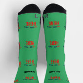 CHAUSSETTE MARQUE MODERNE MODERNE MODERNE EMERALD VERT VÉRIFI (Haut)