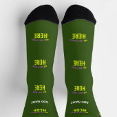 CHAUSSETTE MARQUE MODERNE MODERNE VERTE DE FORÊT MODERNE VÉRI (Haut)