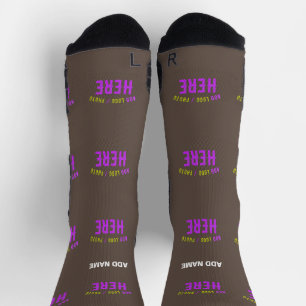CHAUSSETTE MARQUE VÉRIFIÉE DE CAFÉ MODERNE ET PERSONNALISABLE
