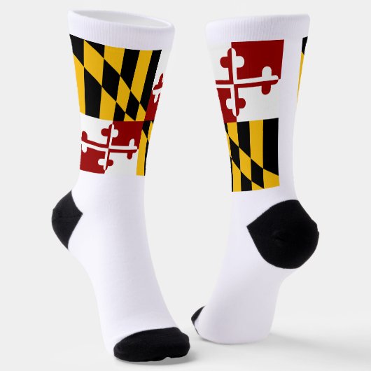Chaussette Maryland State flag (Angulaire)