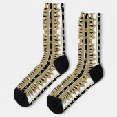 Chaussette Maz Afrofuturiste Motif Gold (Gauche)
