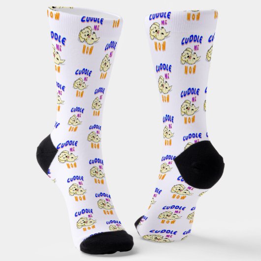 Chaussette Me câliner maintenant (Angulaire)