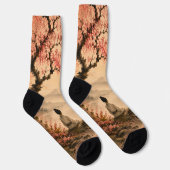 Chaussette Méditation des fleurs de cerisier (Droite)