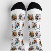 Chaussette Meilleur Chien au monde Maman Custom 3 Chien Photo (Haut)