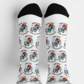 Chaussette Meilleur chien du monde Maman personnalisée Chien  (Haut)