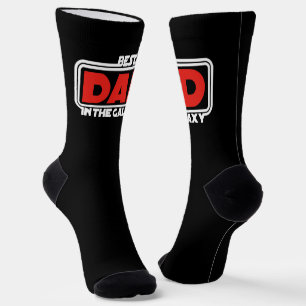 Chaussette Meilleur Papa de la Galaxie