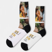 Chaussette Meilleur Père de Bonus d'Ever | Collage de photos (Gauche)