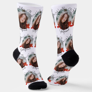 Chaussette Meilleure amie du monde - Modèle photo