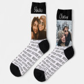 Chaussette Meilleure SOEUR jamais Modèle photo (Gauche)