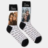 Chaussette Meilleure SOEUR jamais Modèle photo (Droite)