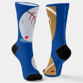 Chaussette Mélange de baseball et de football (Angulaire)