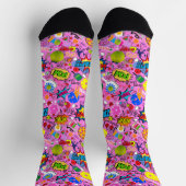 Chaussette 😍 mélangé rose (Haut)