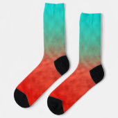 Chaussette Mémoire de ciel corallien (Gauche)