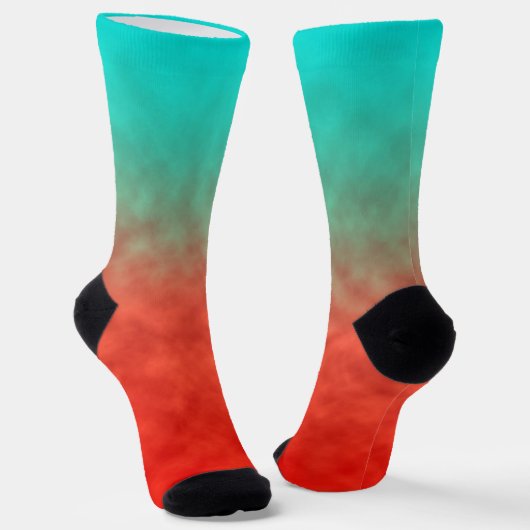 Chaussette Mémoire de ciel corallien (Angulaire)